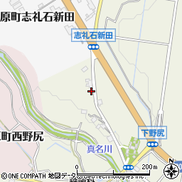 三重県いなべ市藤原町下野尻885-12周辺の地図