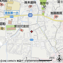静岡県富士市比奈106周辺の地図
