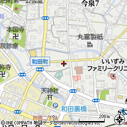 富士健康自然食品石川米店周辺の地図