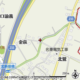 愛知県日進市北新町福井208周辺の地図