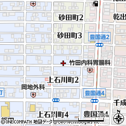 愛知県名古屋市中村区上石川町1丁目43周辺の地図