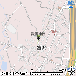 愛鷹神社周辺の地図