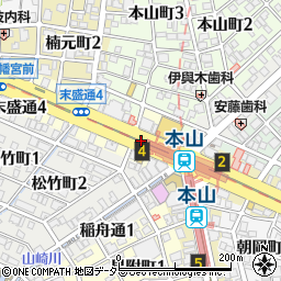 ザ・どん 本山店周辺の地図