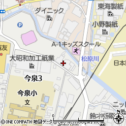 丸茂製紙原田工場周辺の地図