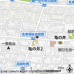 愛知県名古屋市名東区亀の井2丁目180周辺の地図