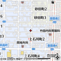 愛知県名古屋市中村区上石川町1丁目48周辺の地図