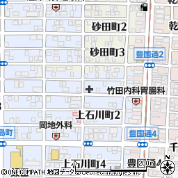 愛知県名古屋市中村区上石川町1丁目46周辺の地図