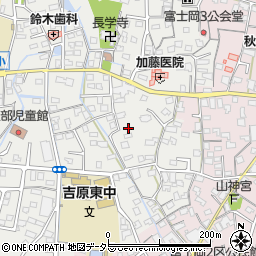 静岡県富士市比奈39周辺の地図