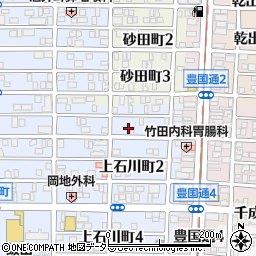 愛知県名古屋市中村区上石川町1丁目44周辺の地図