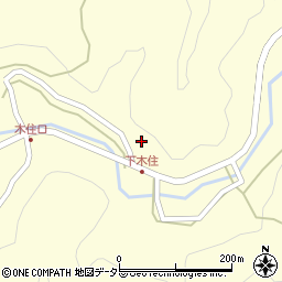京都府南丹市日吉町木住堂ノ本周辺の地図