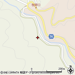 愛知県豊根村（北設楽郡）下黒川（追分）周辺の地図