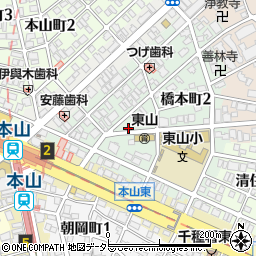 愛知県名古屋市千種区橋本町2丁目11周辺の地図