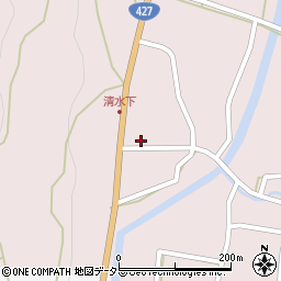 兵庫県多可郡多可町加美区清水322周辺の地図