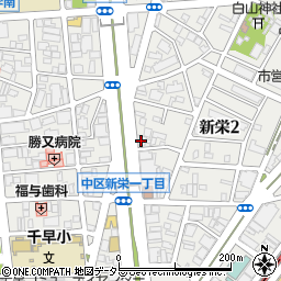 名古屋白山郵便局周辺の地図