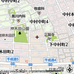〒453-0827 愛知県名古屋市中村区下中村町の地図