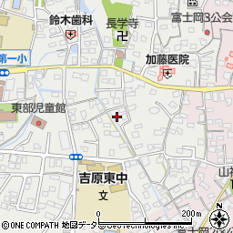 静岡県富士市比奈1462周辺の地図