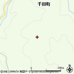 愛知県豊田市千田町花貝戸周辺の地図