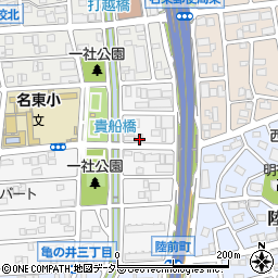愛知県名古屋市名東区亀の井3丁目193-1周辺の地図