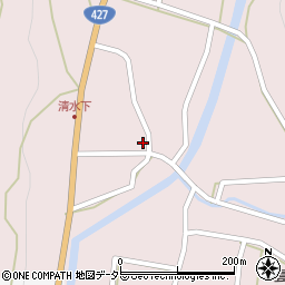 兵庫県多可郡多可町加美区清水316周辺の地図