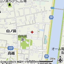 愛知県海部郡大治町砂子千手堂周辺の地図