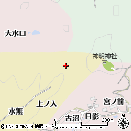 愛知県豊田市永野町上ノ入周辺の地図