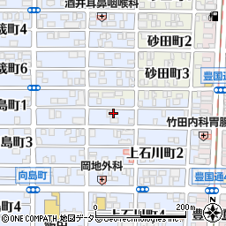 愛知県名古屋市中村区上石川町1丁目21周辺の地図