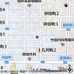 愛知県名古屋市中村区上石川町1丁目23周辺の地図