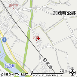 岡山県津山市加茂町公郷1517-5周辺の地図