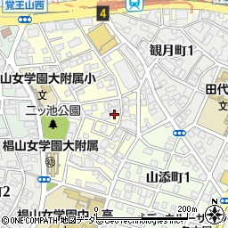 愛知県名古屋市千種区丘上町2丁目9周辺の地図