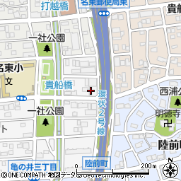 愛知県名古屋市名東区亀の井3丁目200周辺の地図