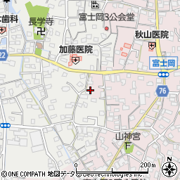 静岡県富士市比奈1周辺の地図