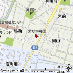 愛知県あま市七宝町桂西塚周辺の地図