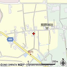京都府船井郡京丹波町院内南側周辺の地図