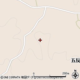 愛知県豊田市五反田町柿平周辺の地図