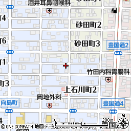 愛知県名古屋市中村区上石川町1丁目24周辺の地図