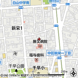 新栄第７ロイヤルマンション周辺の地図