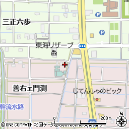 愛知県津島市大坪町折戸6-3周辺の地図