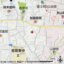 静岡県富士市比奈41周辺の地図