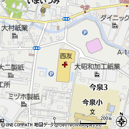 西友富士今泉店周辺の地図