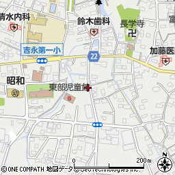 静岡県富士市比奈105周辺の地図