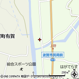 兵庫県宍粟市波賀町上野851周辺の地図