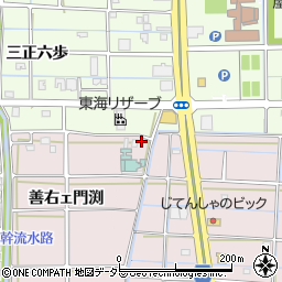 愛知県津島市大坪町折戸6周辺の地図