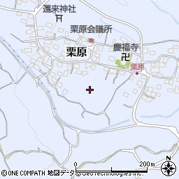 滋賀県大津市栗原周辺の地図