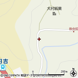 京都府南丹市日吉町田原西畑1周辺の地図