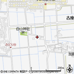 愛知県津島市百町北古農周辺の地図