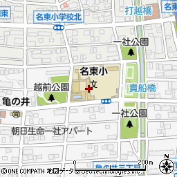 愛知県名古屋市名東区亀の井3丁目134周辺の地図