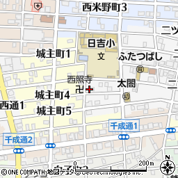 愛知県名古屋市中村区二ツ橋町4丁目30周辺の地図