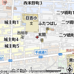 愛知県名古屋市中村区二ツ橋町4丁目42周辺の地図