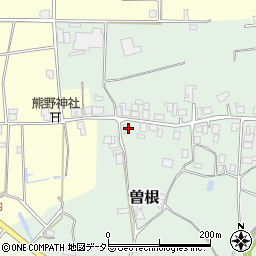 京都府船井郡京丹波町曽根崩下代周辺の地図