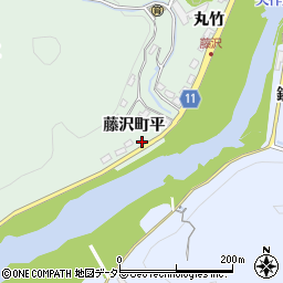 愛知県豊田市藤沢町（平）周辺の地図